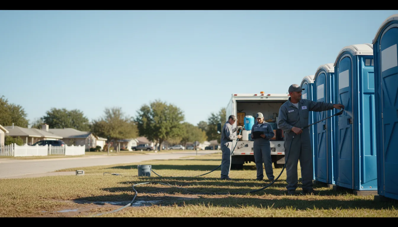 Long-Term Portable Toilet Rental in Sunflower, MS near me